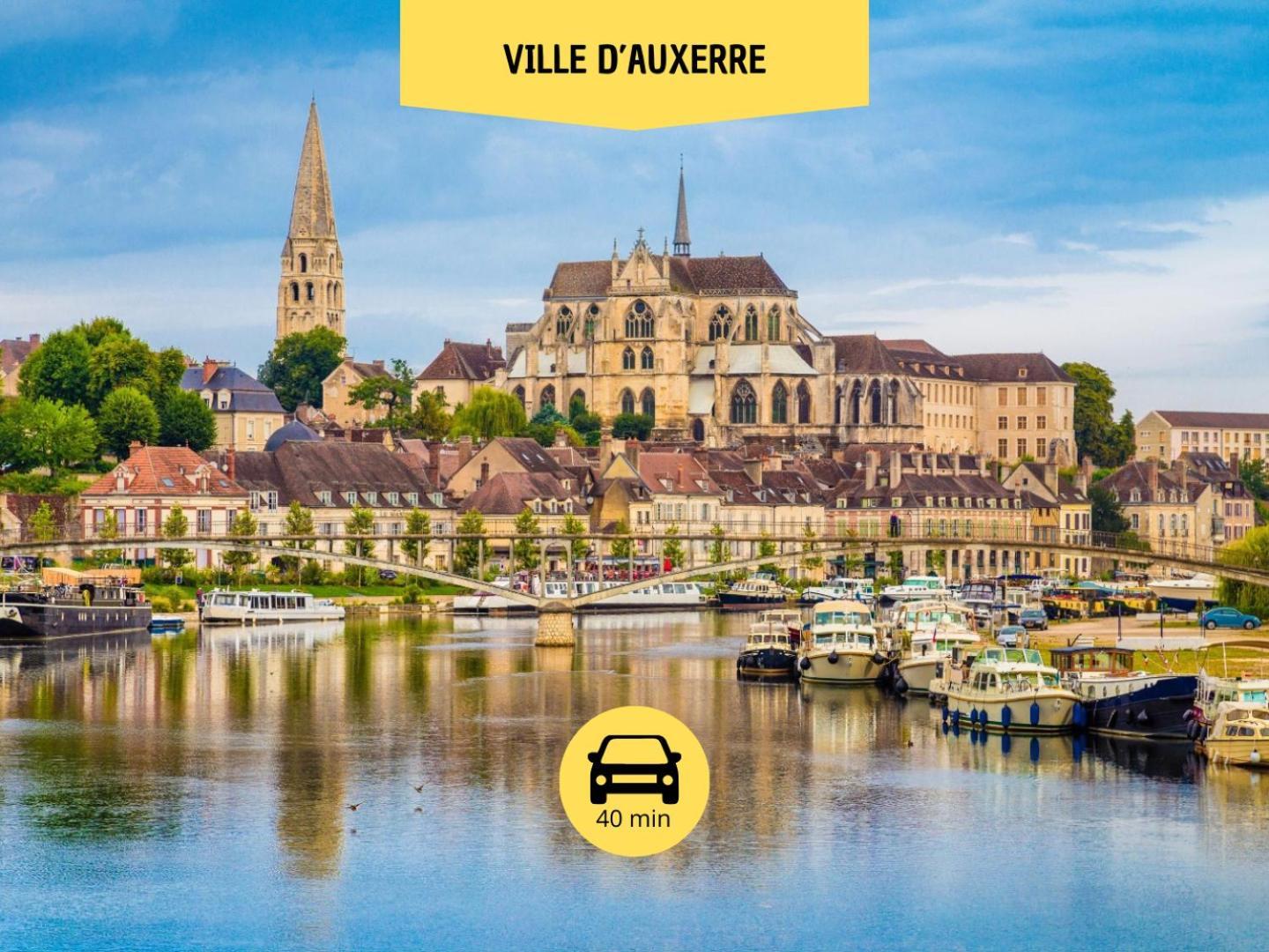 L'Expedition - Best Keys - Experience Unique - Deco Immersive - Lit Queen Size & Canape Convertible - Centre Ville - Netflix & Wifi Illimite - Check-In Autonome - Parking Gratuit Villeneuve-sur-Yonne Extérieur photo