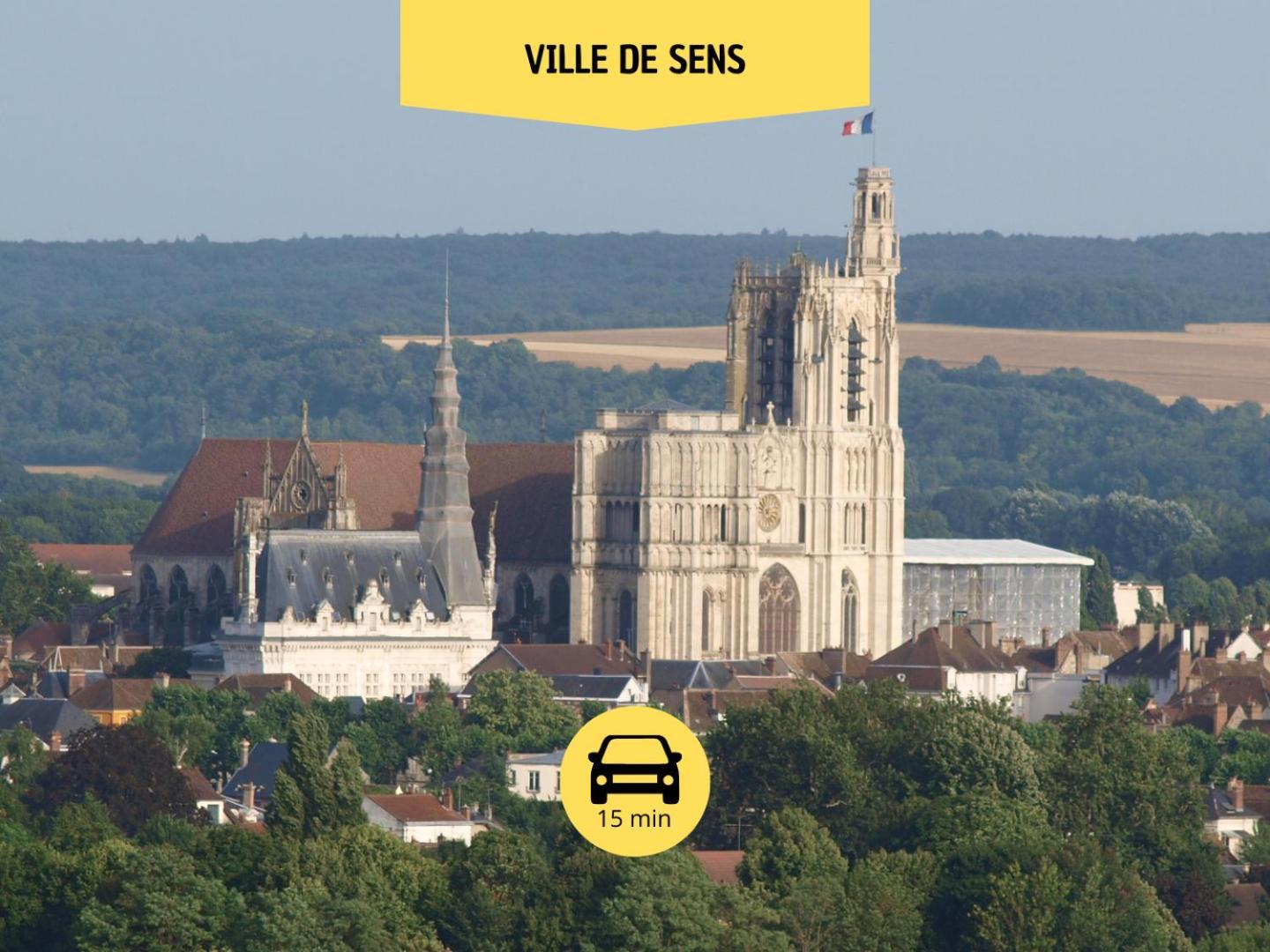 L'Expedition - Best Keys - Experience Unique - Deco Immersive - Lit Queen Size & Canape Convertible - Centre Ville - Netflix & Wifi Illimite - Check-In Autonome - Parking Gratuit Villeneuve-sur-Yonne Extérieur photo